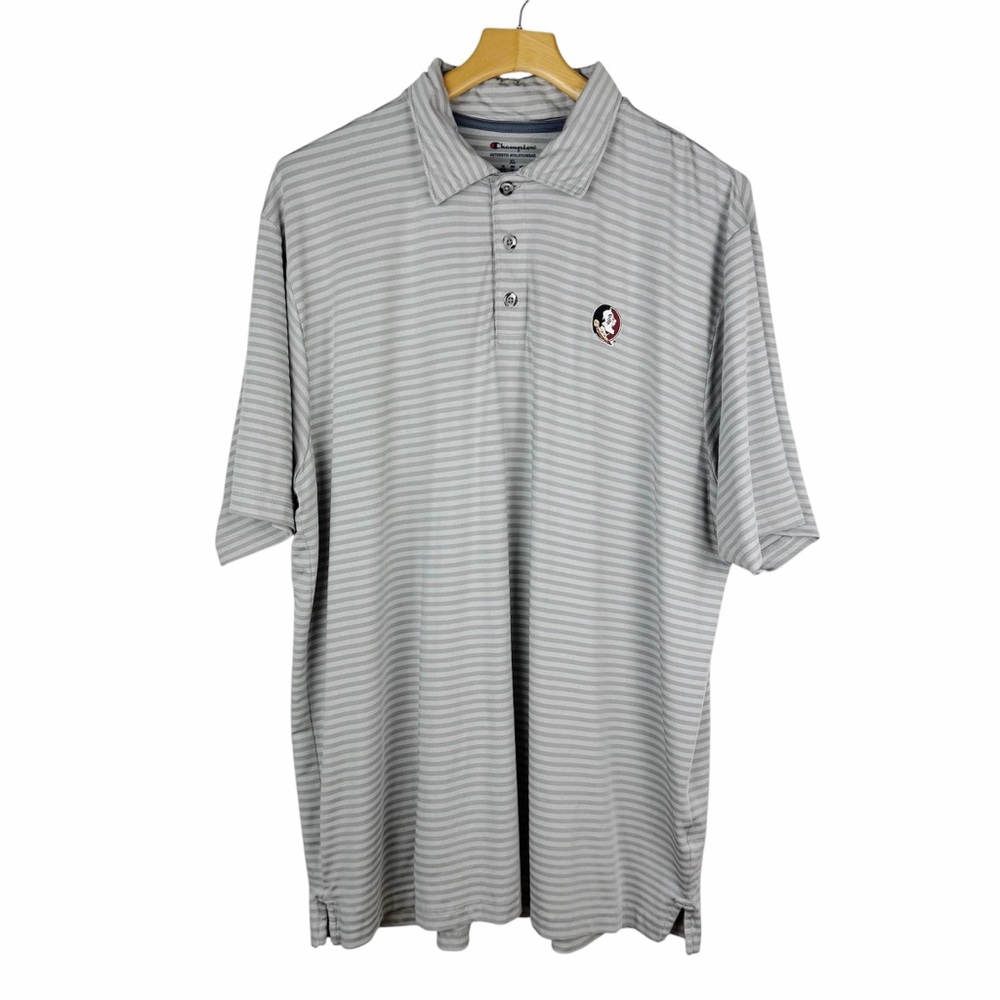 Champion Florida State Seminoles Short Sleeve Polo Shirt Size XL